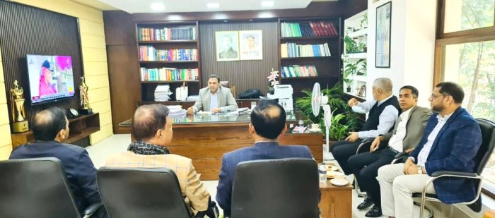 বারভিডা নেতৃবৃন্দ চট্টগ্রামের ভ্যাট কমিশনারেট এর কমিশনার এর সাথে বৈঠক করেছেন